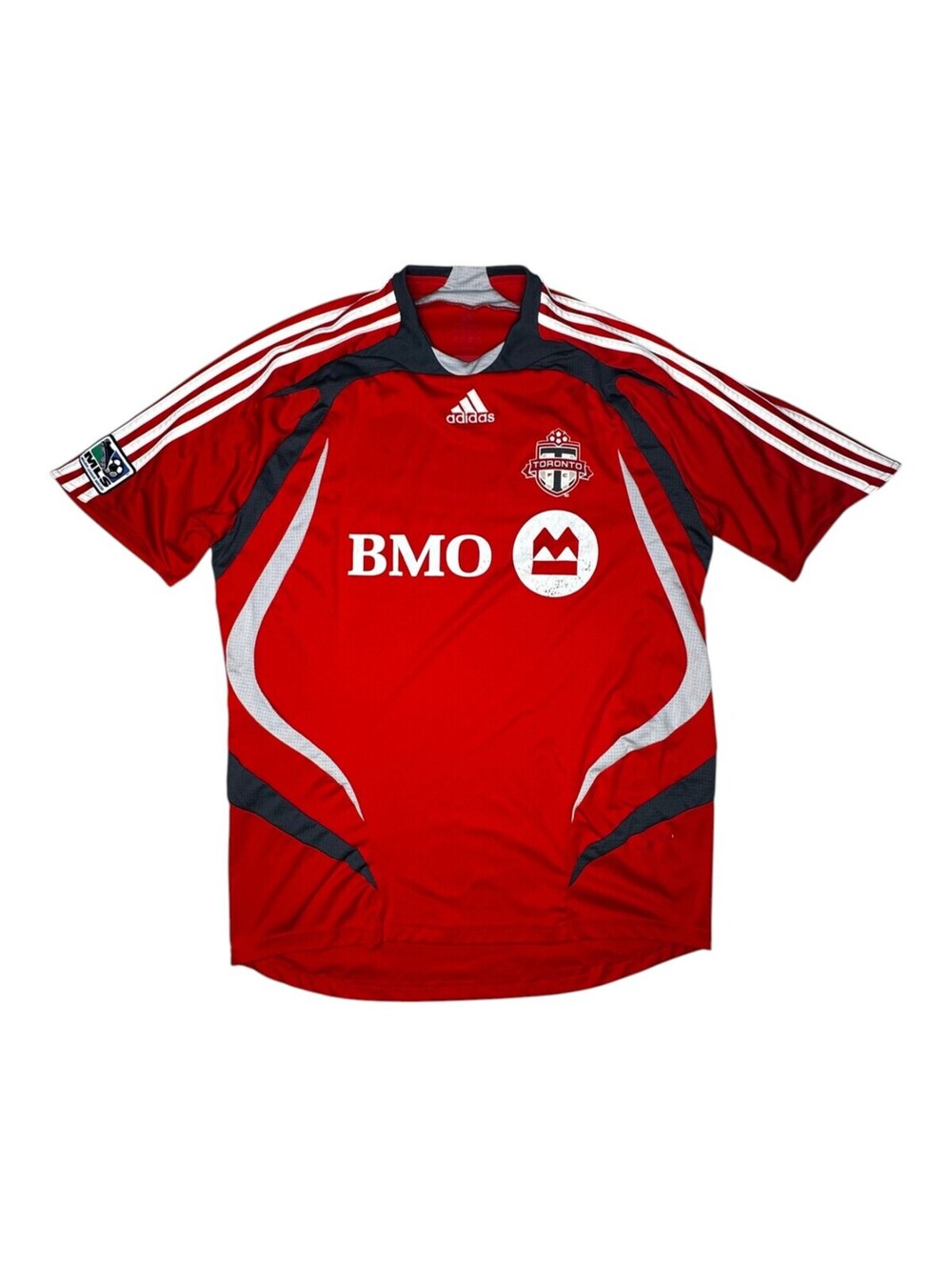 Adidas Toronto FC Men's Soccer Jersey Red Gray Size Large